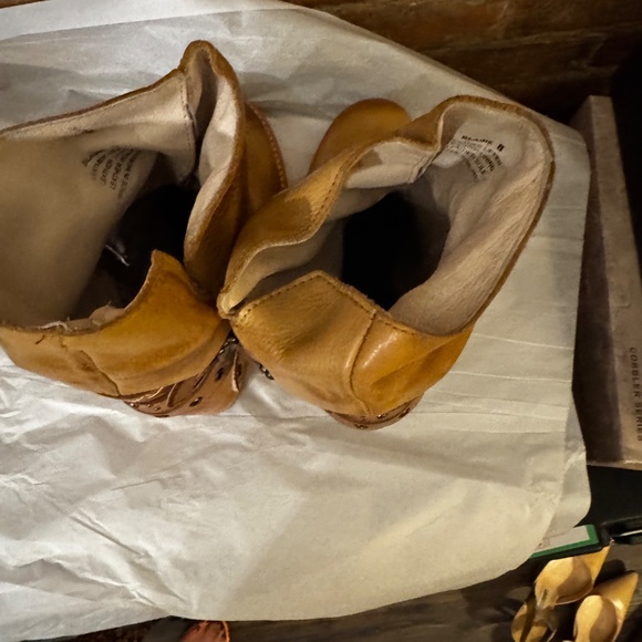 Freebird Blain Leather Boots Designer Luxury Belted Buckle Detail Handmade - Picture 4 of 5